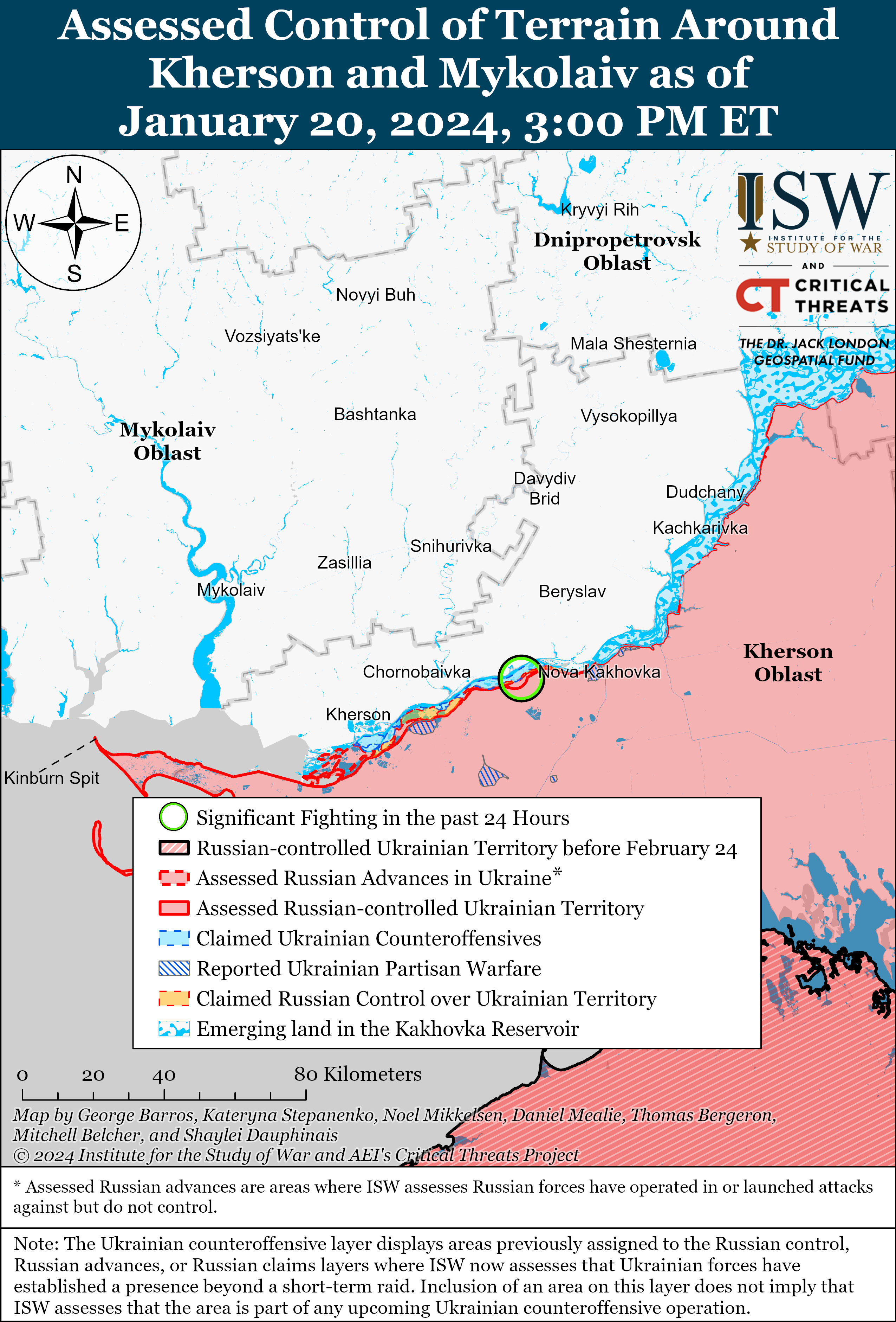 Kherson Mykolaiv Battle Map Draft January 20%2C 2024 